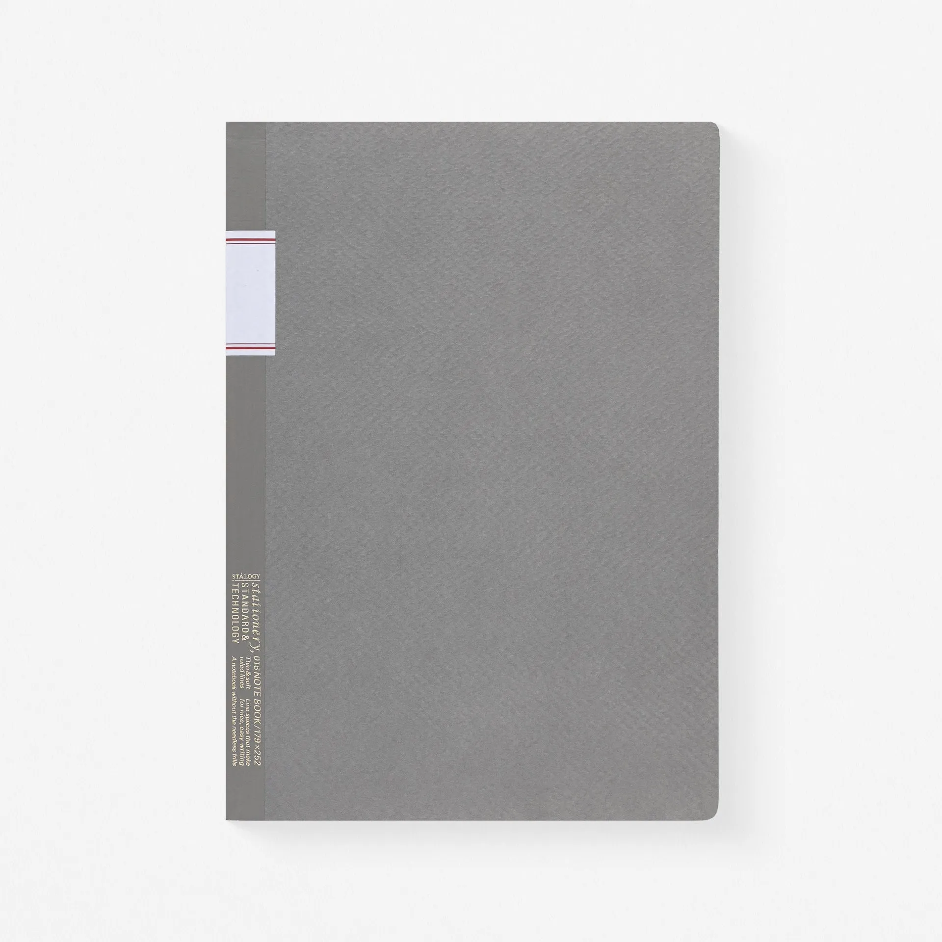 016  B5 Notebook Lined Green Or Grey