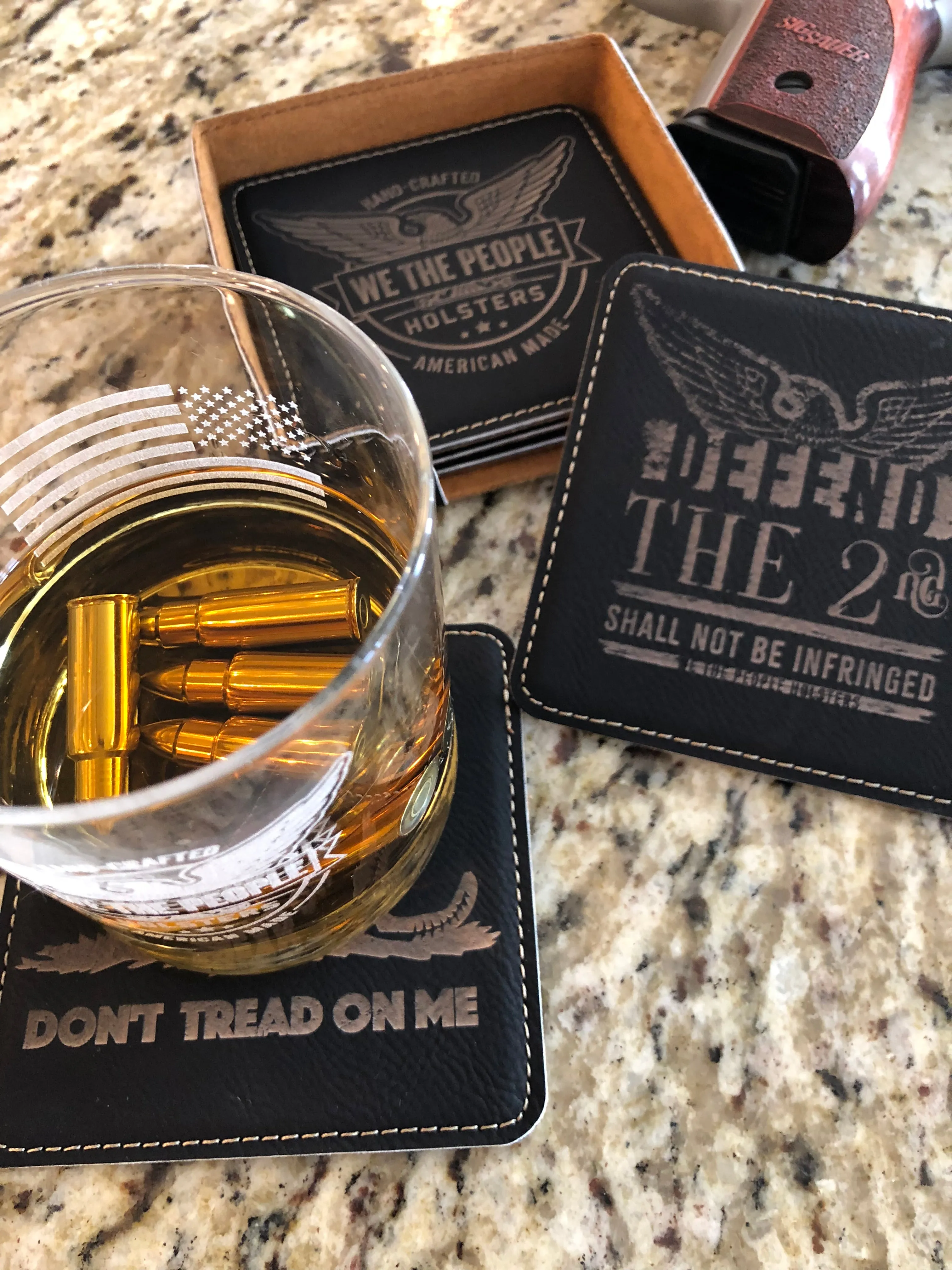 2nd Amendment Coasters by We The People Holsters