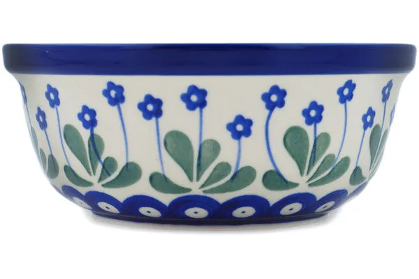 6" Cereal Bowl - Forget-Me-Not Peacock