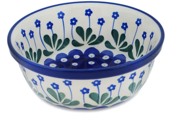 6" Cereal Bowl - Forget-Me-Not Peacock