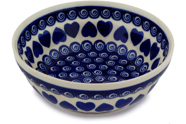 7" Cereal Bowl - Heart Swirls