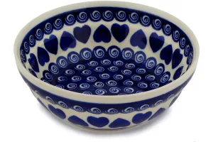 7" Cereal Bowl - Heart Swirls