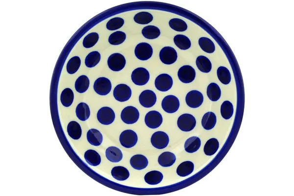 8" Pasta Bowl - Bold Blue Dots