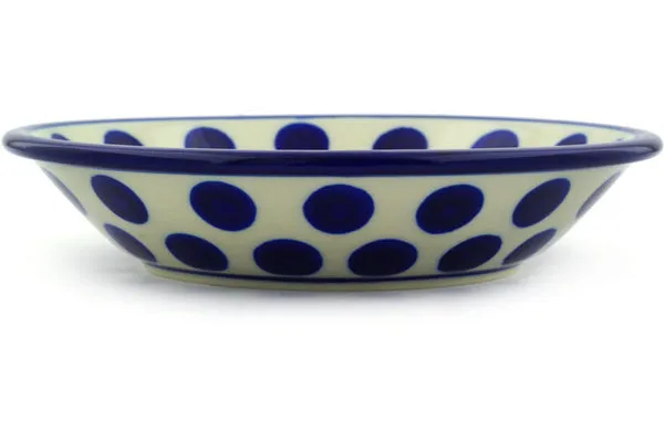 8" Pasta Bowl - Bold Blue Dots