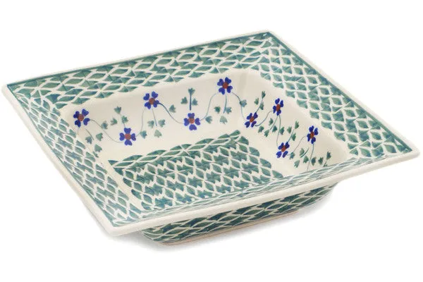 8" Pasta Bowl - Lucky Blue Clover