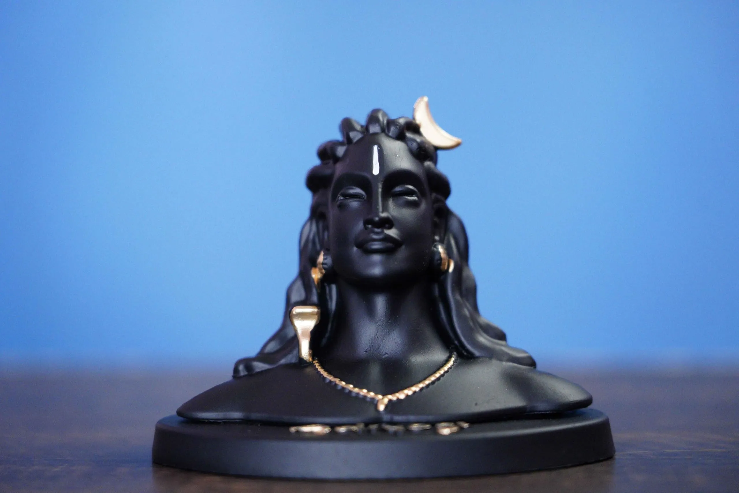 Adhiyogi Shiva Statue for Car Dashboard & Pooja Room |Shivan Idol Gifts & Home Decor| Lord Mahadev Statue for Home & Office (Adhiyogi) Made in India Pack of 1