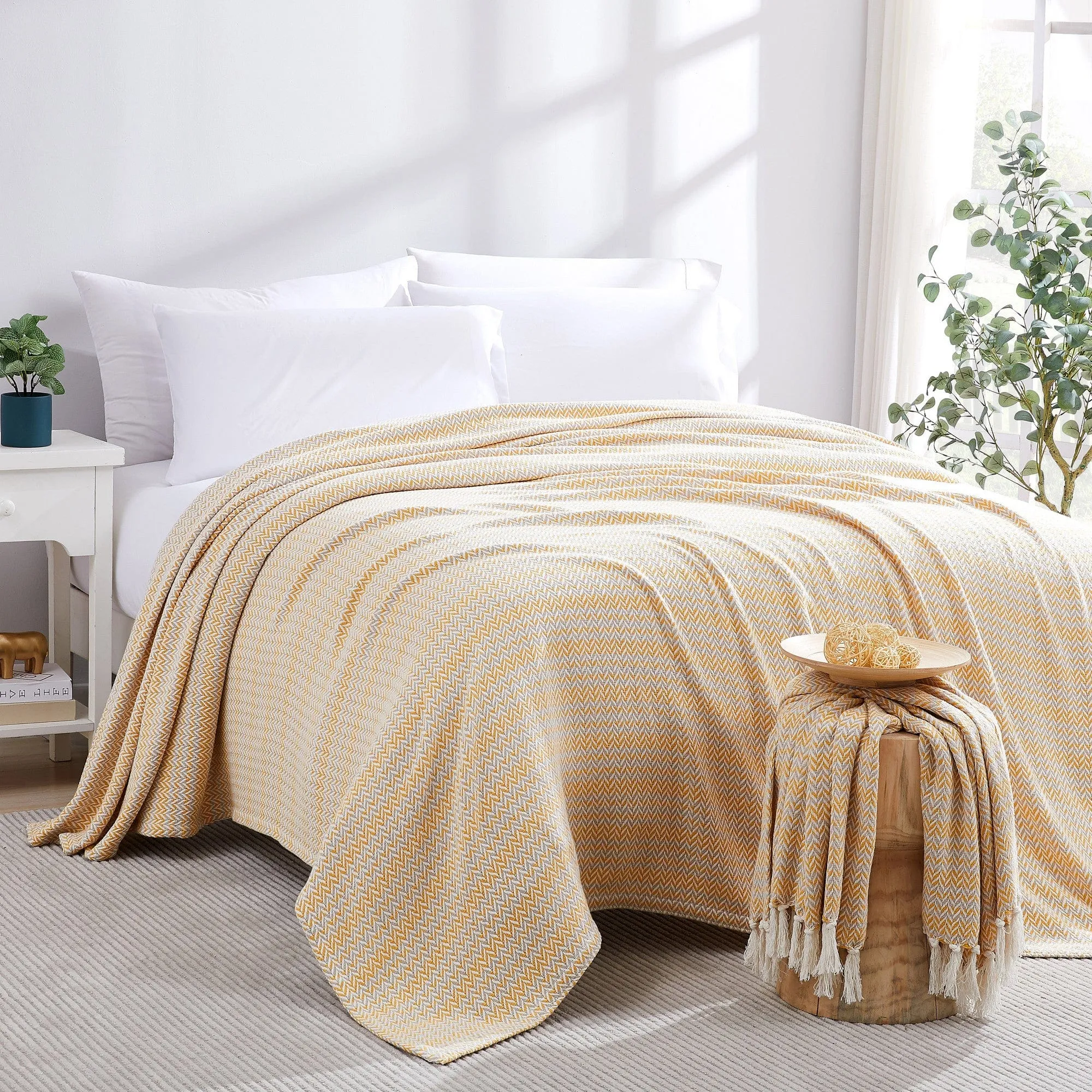 Agadir Cotton Blankets and Throws