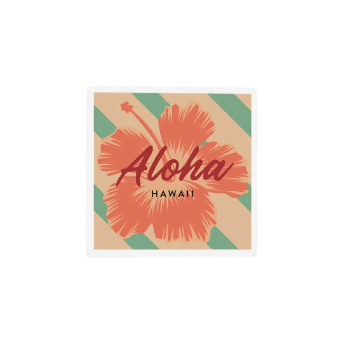 Aloha Hawaii Ceramic Coaster