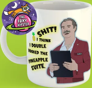 Armond Shit I think I Double Booked the Pineapple Suite The White Lotus 11oz coffee mug