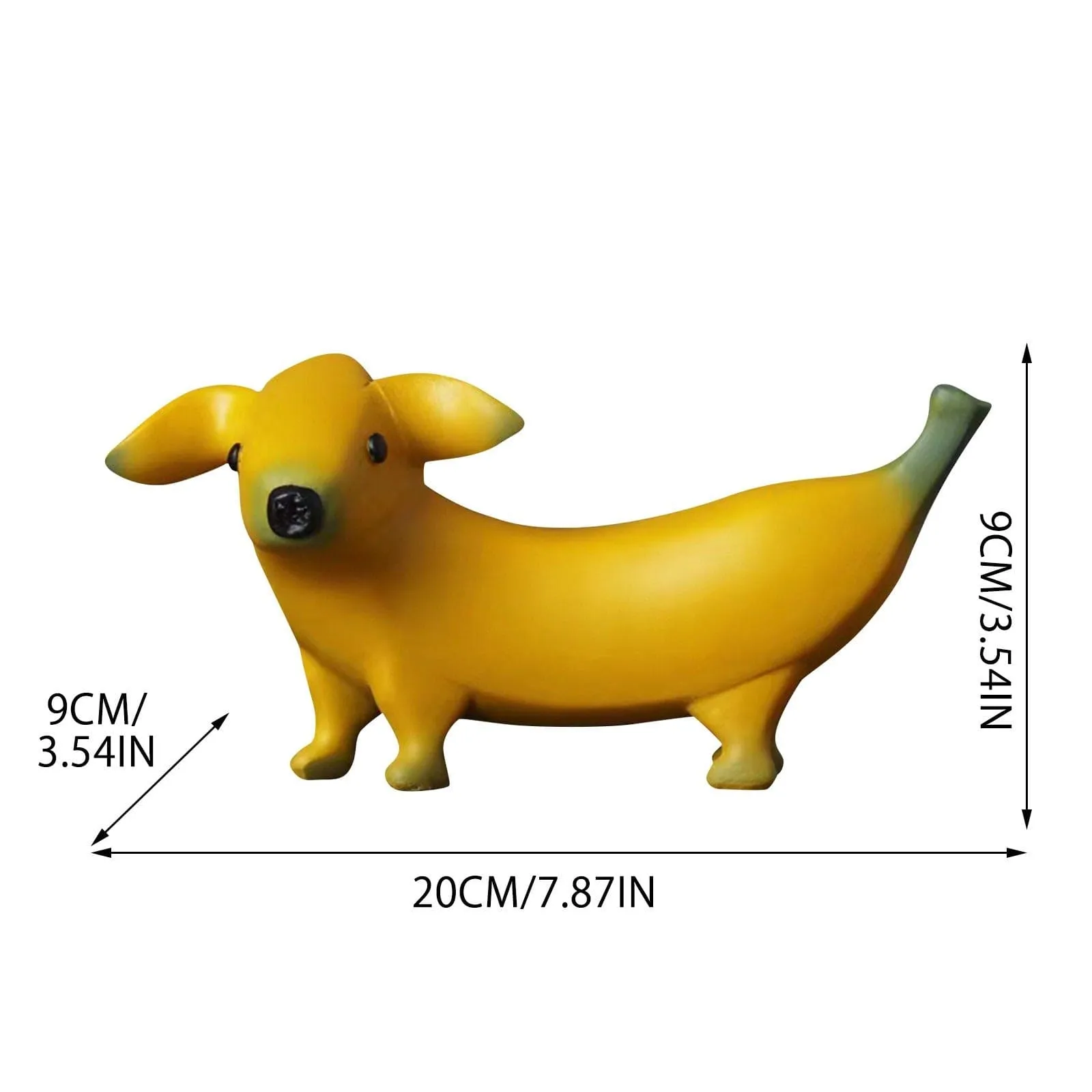 Banana Dachshund Figurines