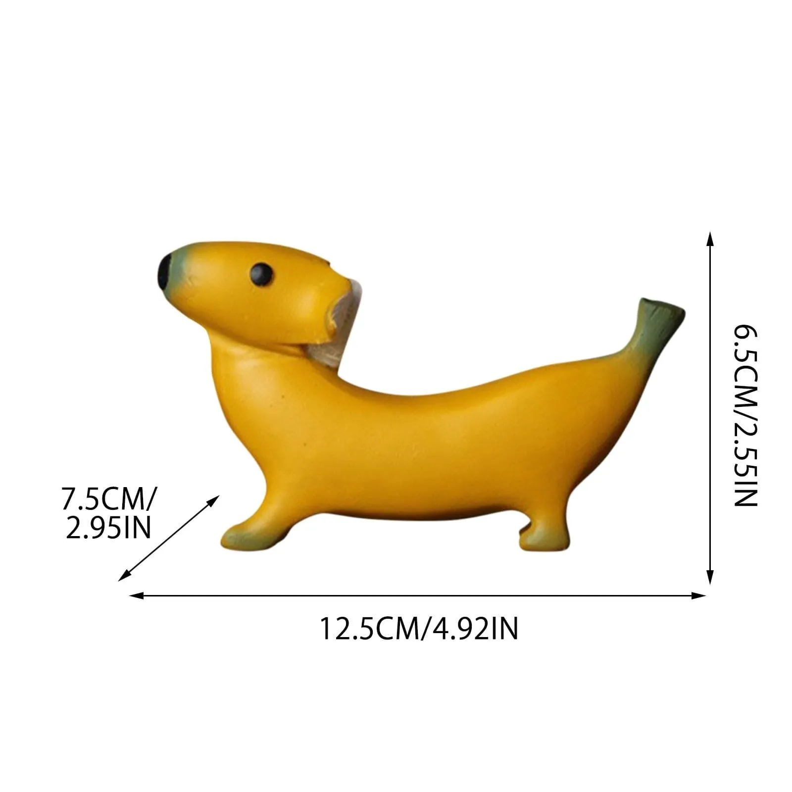 Banana Dachshund Figurines