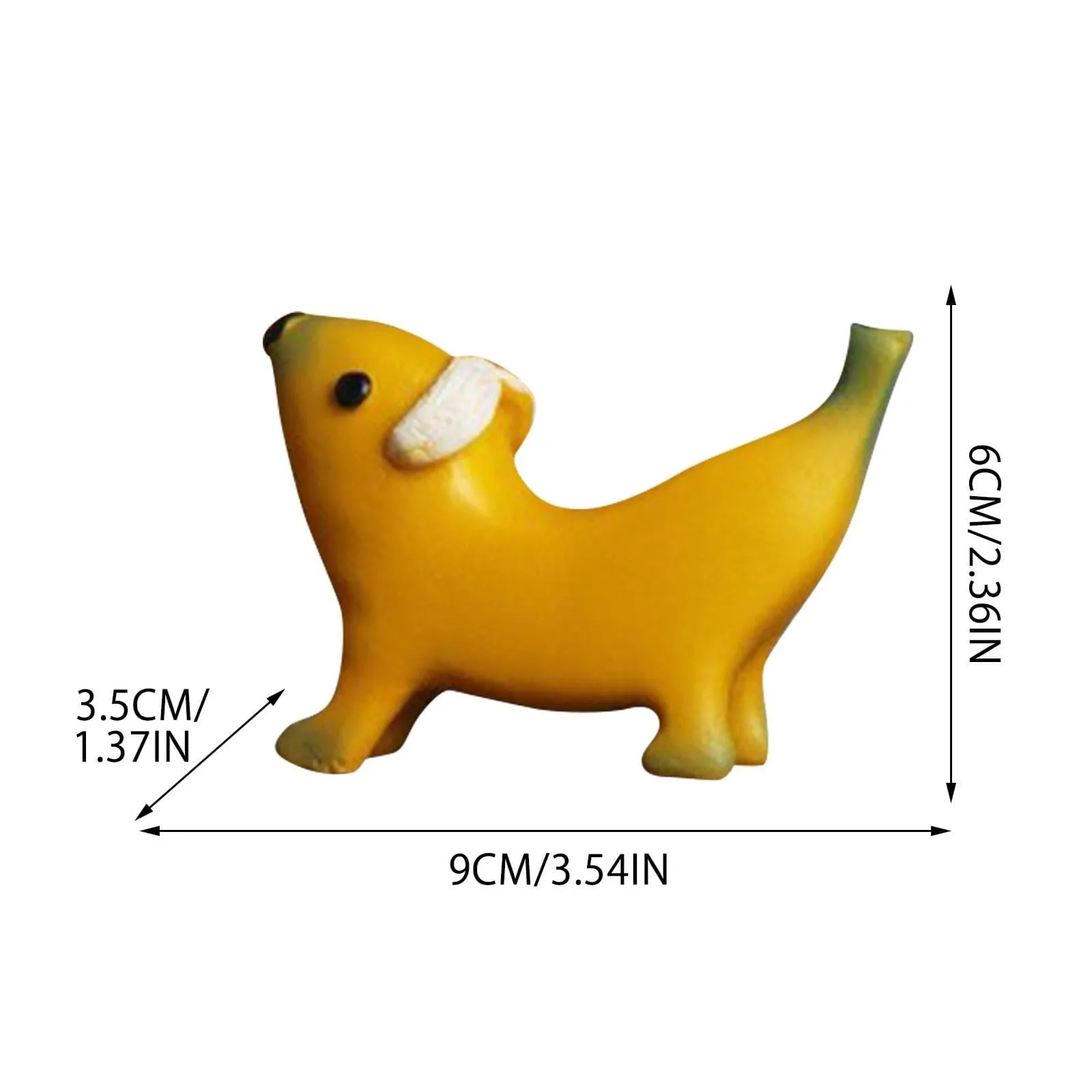 Banana Dachshund Figurines