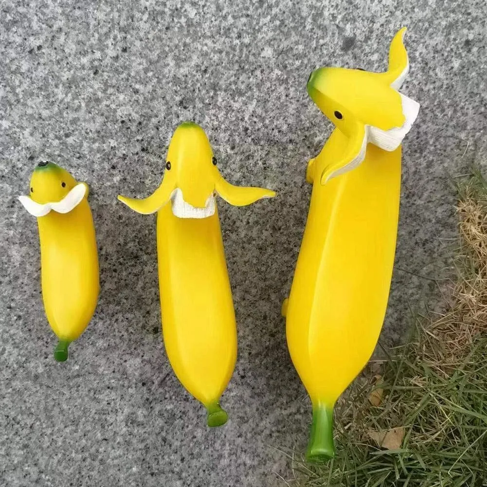 Banana Dachshund Figurines