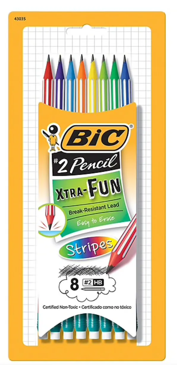 Bic Pre-Sharpened Xtra Fun Pencil (8 pk) PGESP81H