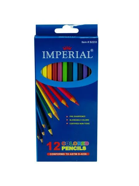 Blendable Colored Pencils Set (Available in a pack of 12)