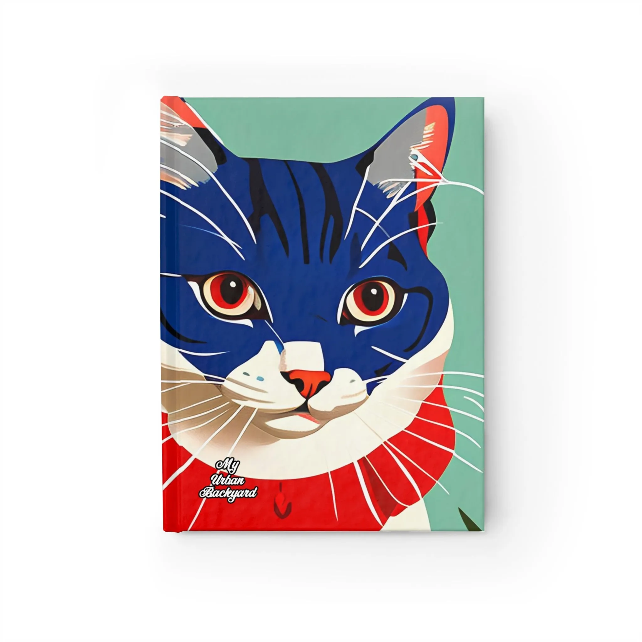 Blue Cat, Hardcover Notebook Journal - Write in Style