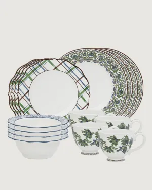 Bohemian Vine 16PC Place Setting