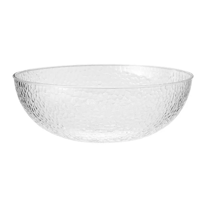 Bulk Clear Pebble 160 oz Plastic Bowls (12 per Case)