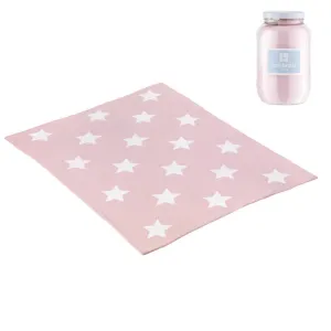 Cambrass Baby Cotton Blanket Star Pink