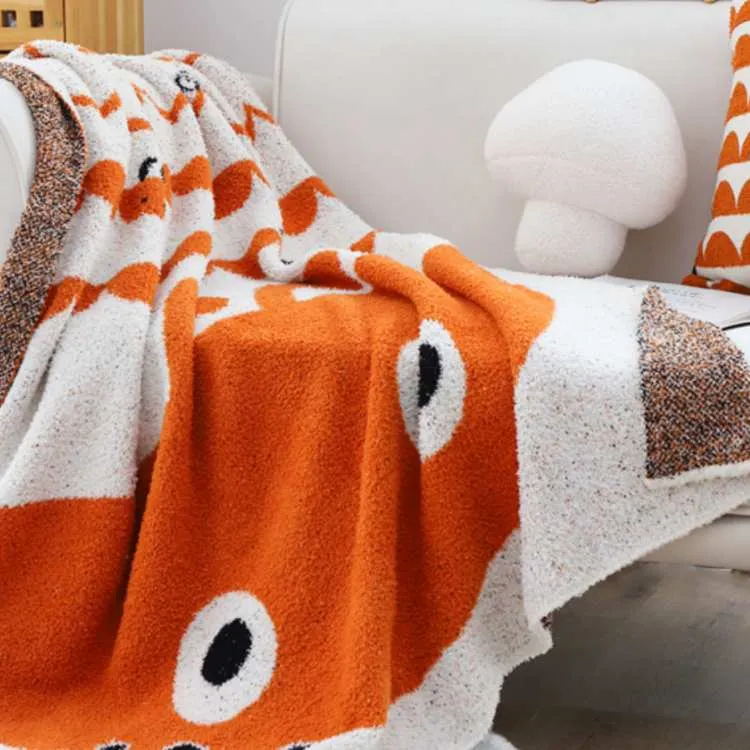 Cartoon Fuzzy Fleece Throw Blanket