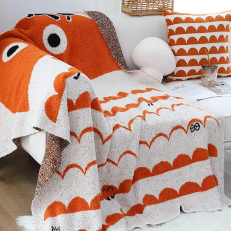 Cartoon Fuzzy Fleece Throw Blanket