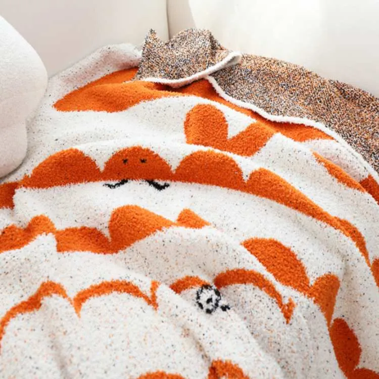 Cartoon Fuzzy Fleece Throw Blanket