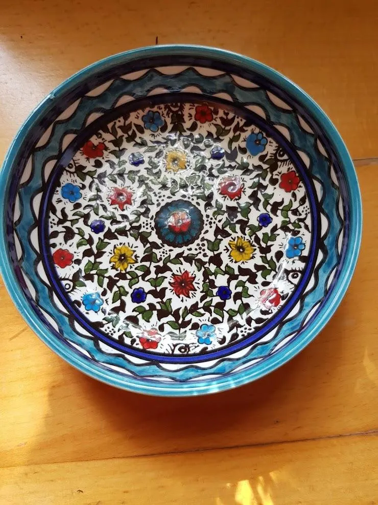 Ceramic bowls for serving or decoration.