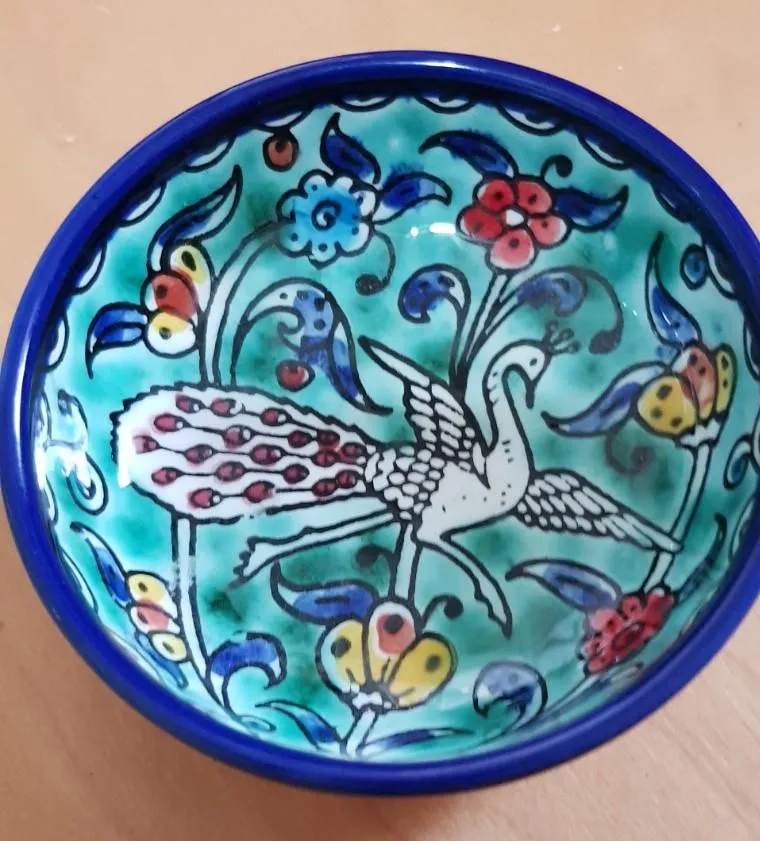 Ceramic bowls for serving or decoration.