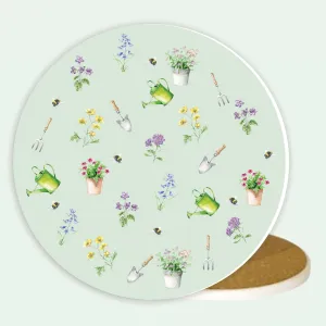 Ceramic Coaster - Gardening