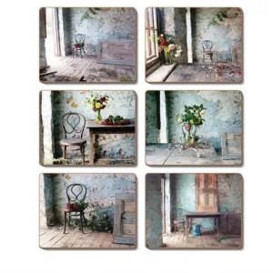 Coasters Blue Room 12x10 cm  Set of 6