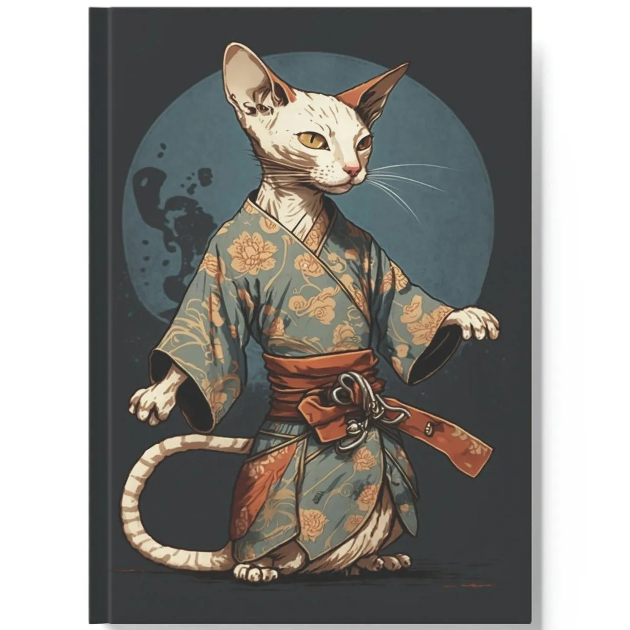 Cornish Rex Notebook - Master - Cat Inspirations - Hard Backed Journal