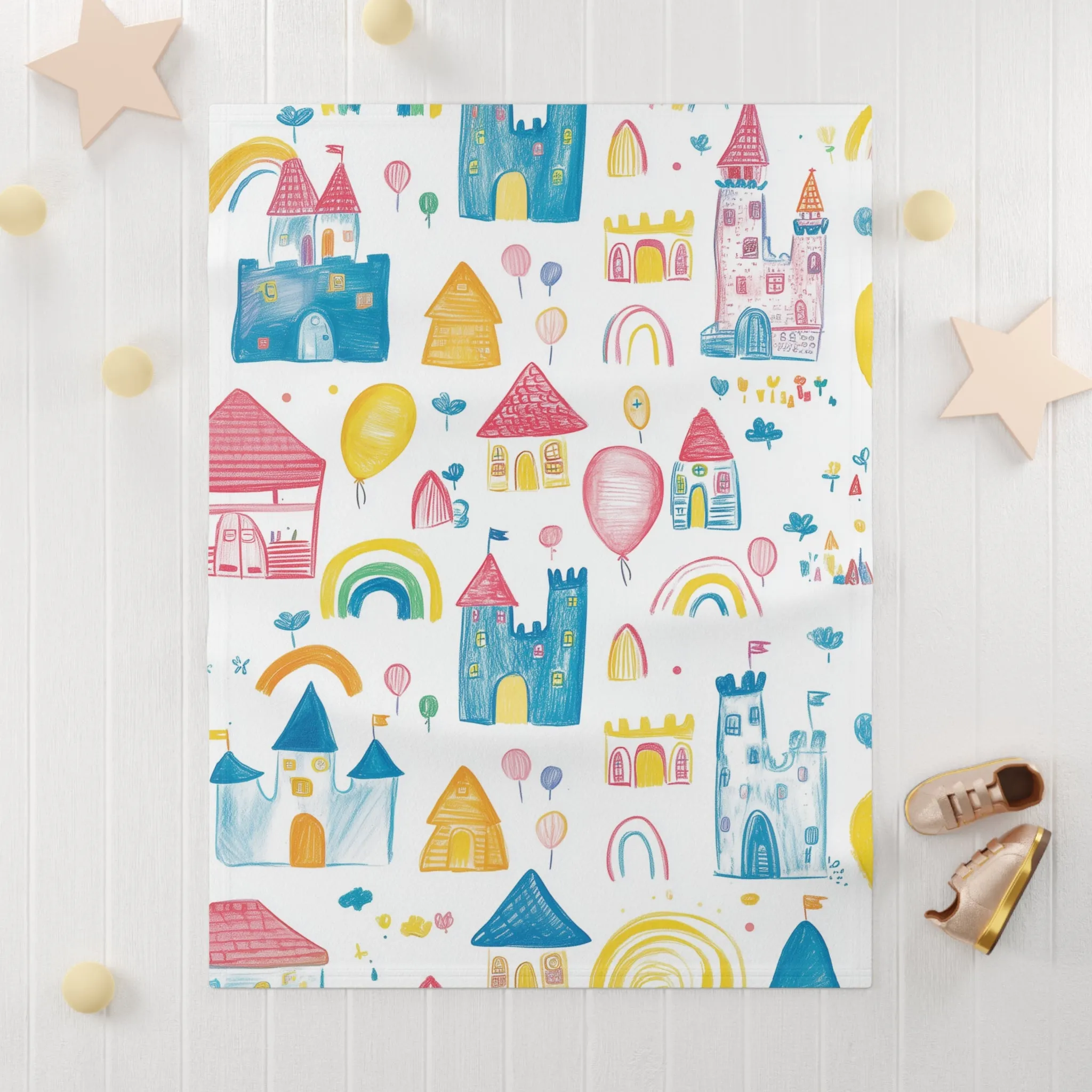 Crayon Castle's Soft Fleece Baby Blanket