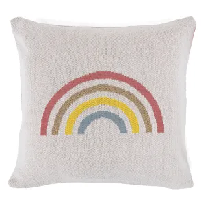 Decorative Cushion Cover 47 x 47cm - Knitted Rainbow