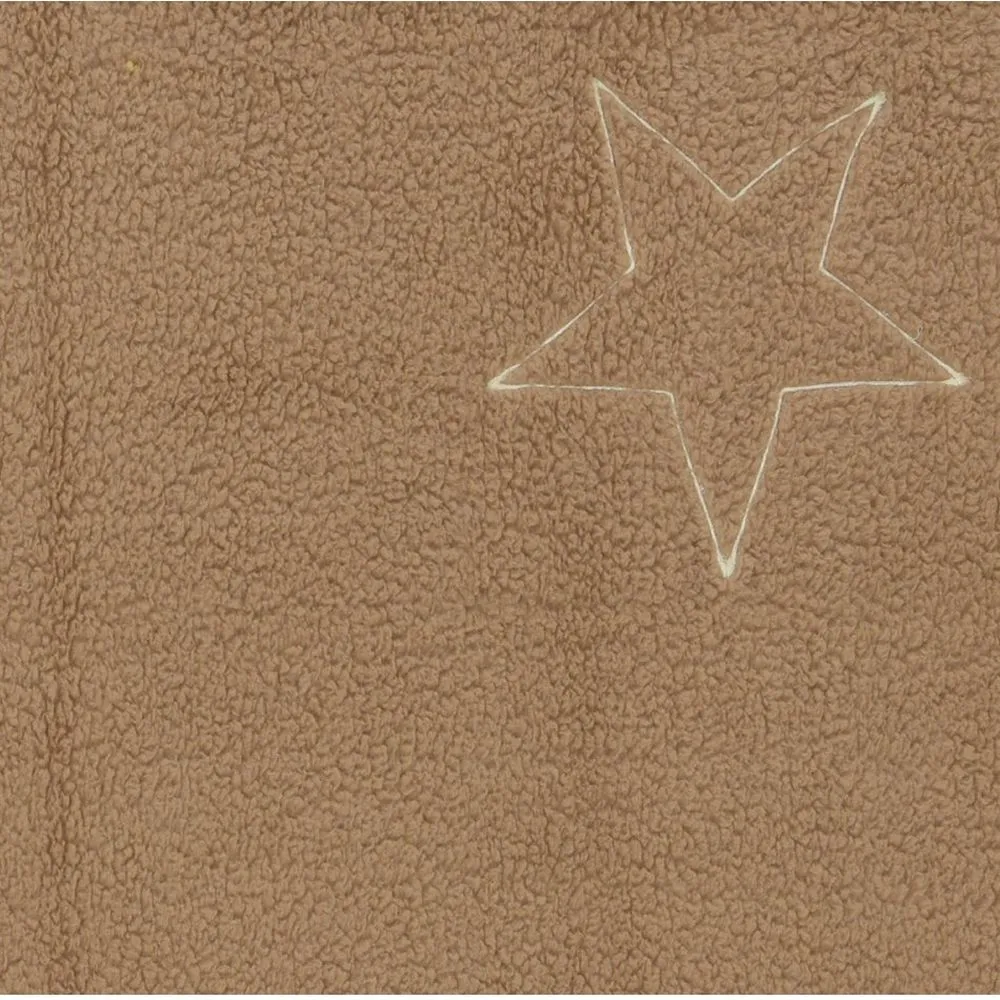 Decoris 170cm Neutral Star Stitched Throw (Choice of 2)