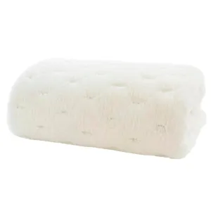 Deyongs 160cm Cream Dakota Faux Fur Throw