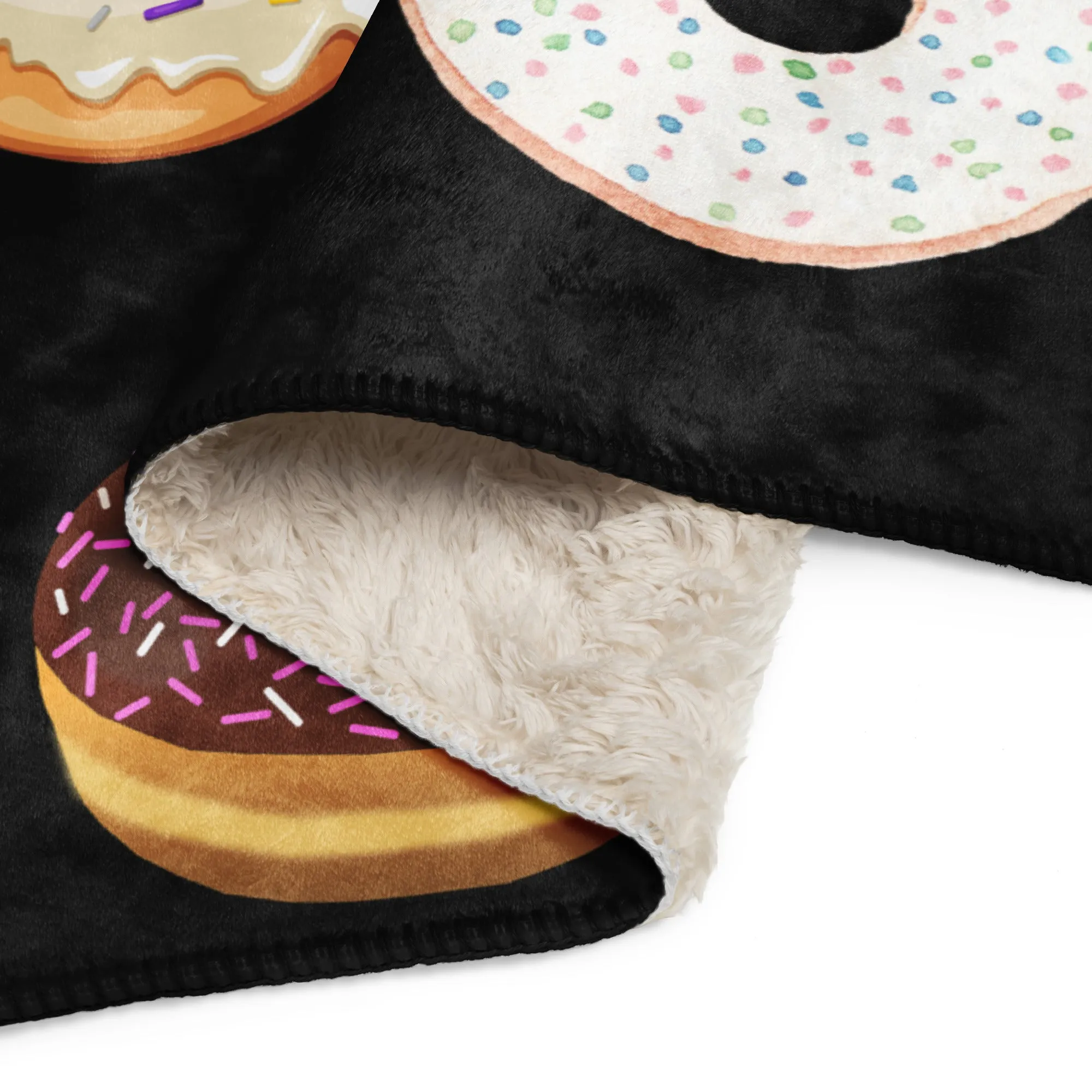 Donut Sherpa blanket lioness-love