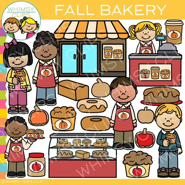 Fall Bakery Clip Art