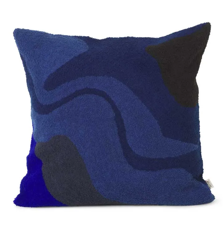 Ferm Living Vista Cushion – Dark Blue