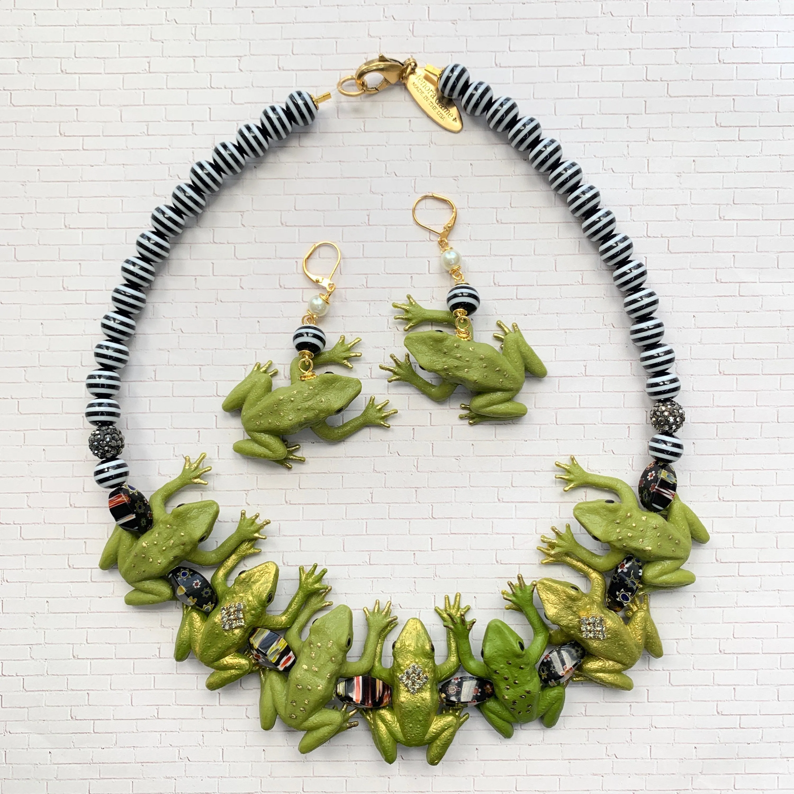 Gilded Frog Necklace