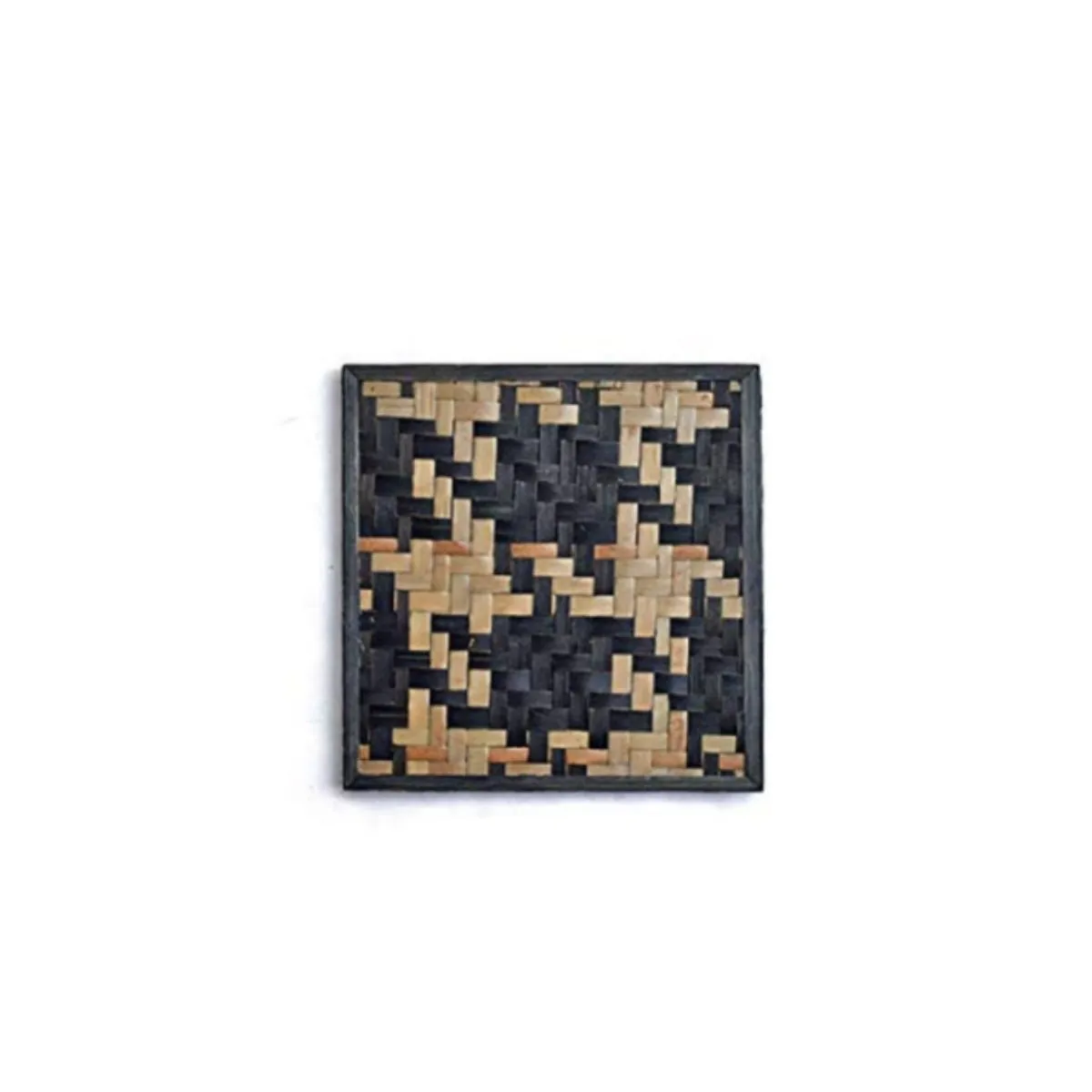 Handmade Bamboo Coasters - Black