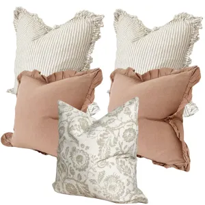 Hannah Country Stripe Cushion Collection