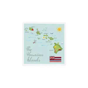 Hawaiian Island Ceramic Coaster