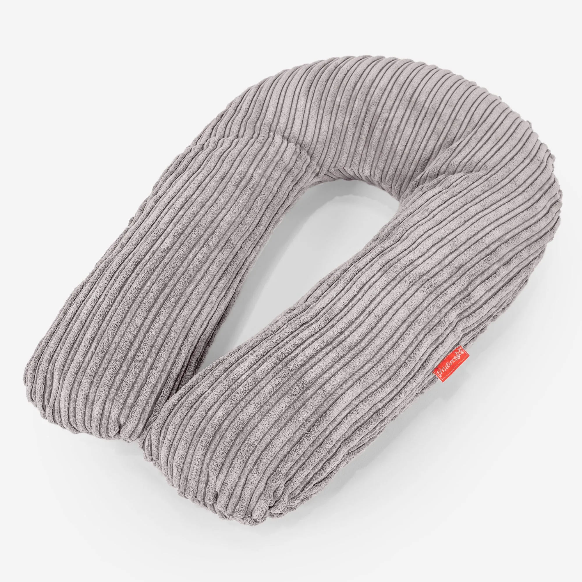 Hug Pillow - Cord Silver Grey