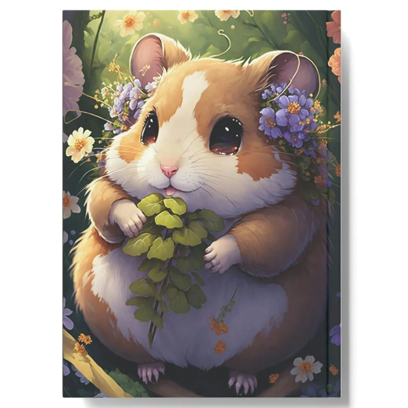 Junior Hamster in the Garden Hard Backed Journal