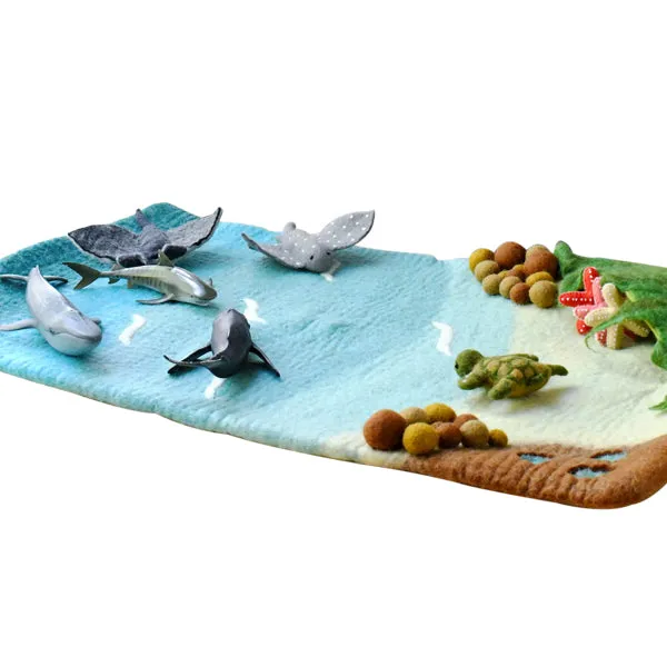 Large Sea and Rockpool Play Mat