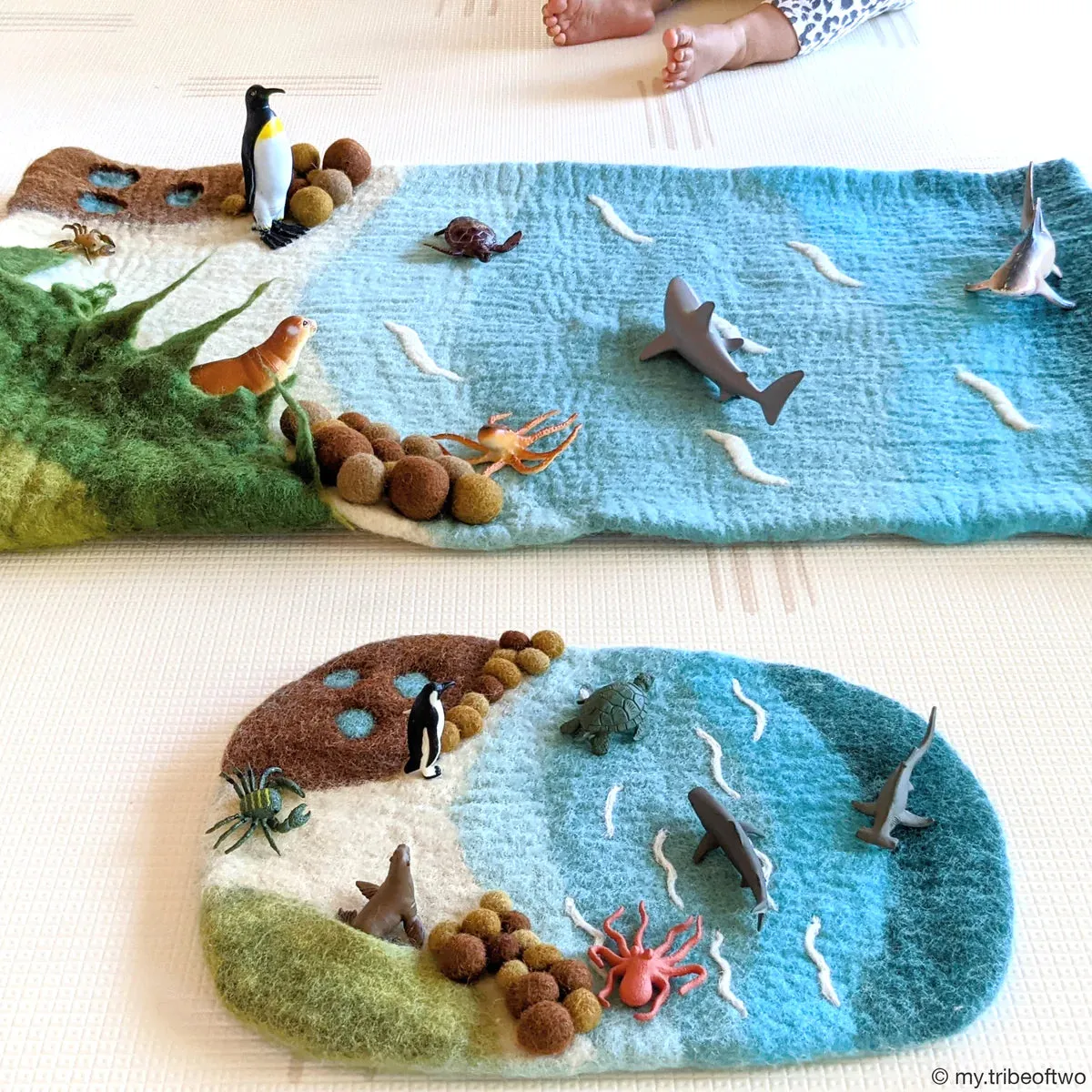 Large Sea and Rockpool Play Mat