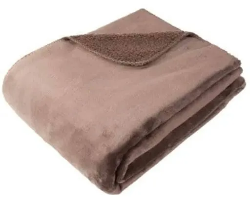 Luxury Fleece Throw - Coffee