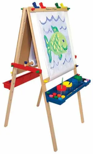 Melissa & Doug Deluxe Floor Standing Wooden Easel