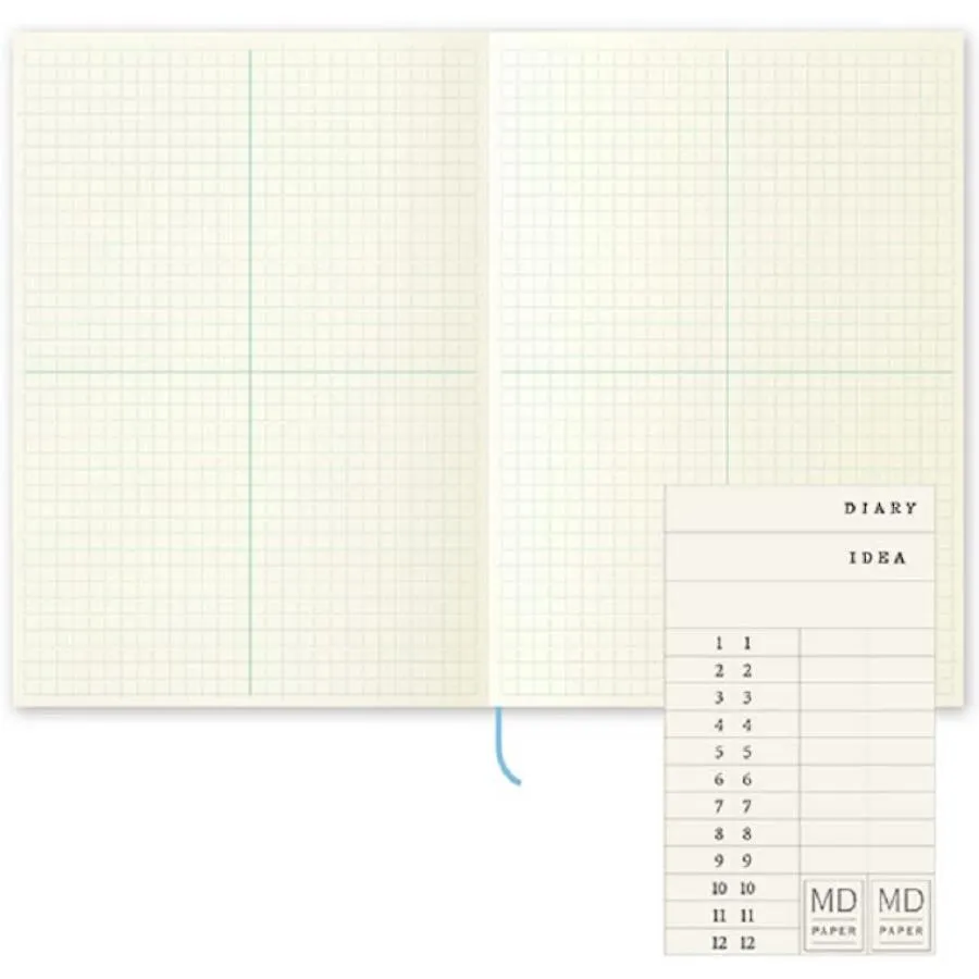 Midori A5 MD Notebook - Grid Block