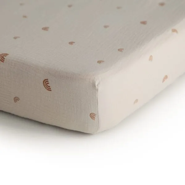 Mini Cotton Muslin Crib Sheet